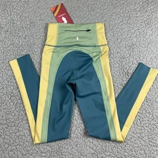 Cotopaxi Verso Hiking Tights Women's XS Blue Spruce Pockets Outdoor Gym $95 MSRP