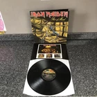 LP VINYL IRON MAIDEN ALBUM PIECE OF MIND 1983 UK 1ST PRESS EMA 800 EX+/NM-