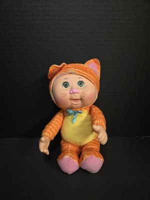 Cabbage Patch Kid Cuties Orange Tabby Cat Plush Doll CPK 10 Inch Cute Kitty 