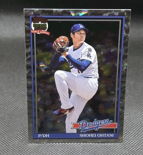 SHOHEI OHTANI Topps 2026 Series 1 Dodgers Foilboard 1991 Baseball Card
