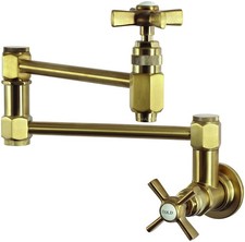 Kingston Brass KS510.ZX Millennium 3.8 GPM Wall Mounted 1 Hole - Brass