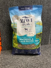 1-ZIWI Peak 8.8lb Air-Dried Dog Food Mackerel Lamb Grain-Free High Protein Dry