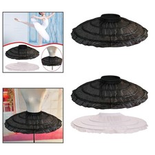 Fishbone Skirt Petticoat Half Slip Petticoat Skirt for Wedding Cosplay Gown