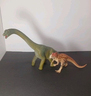 Lot Of 2 SCHLEICH Dinosaurs CERATOSAURUS 15019 & Brachiosaurus  14581