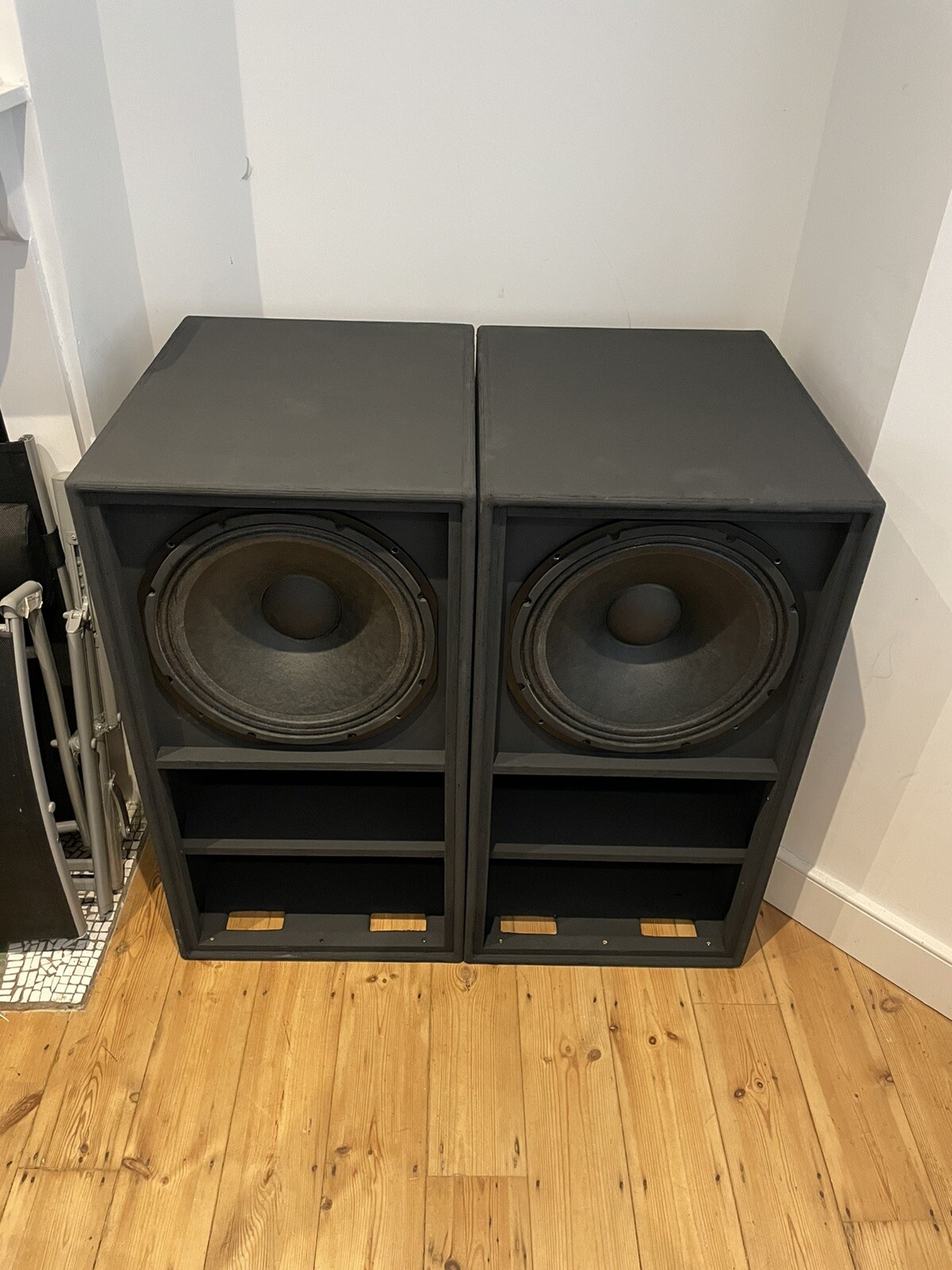 2x 15” Scoop bass bin Soundsystem Pro Audio Boxes eBay