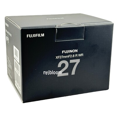 Fujifilm XF 27mm f/2.8 R WR Lens - Black (16670168) for sale