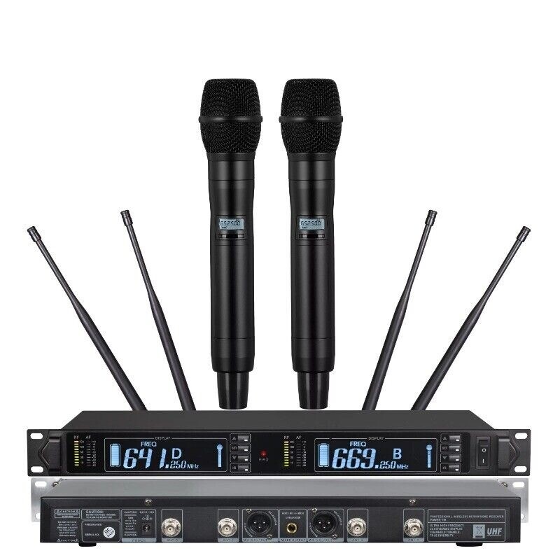 Long Range uhf professional wireless microphone cordless for