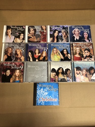 Women & Songs 1-12 + Christmas CD Lot
