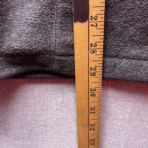 Outdoor Life Wolf Logo XXL Charcoal Dark Grey Fleece 1/4 Zip Pullover Jacket Vtg - Picture 11 of 11