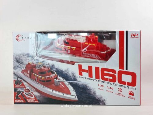 RC Water Spray Speed Boat H160 - 20KM/H Fire Rescue Toy for Kids - Picture 2 of 20