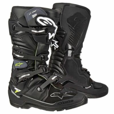 Alpinestars Motocross-Stiefel Tech 7 Enduro Drystar Schwarz/Grau