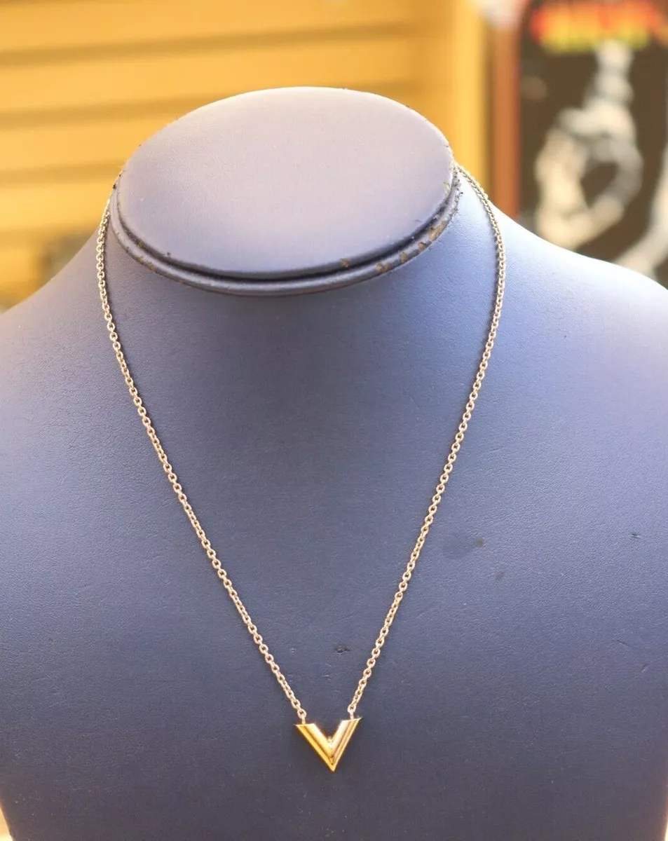 louis vuitton pendant gold