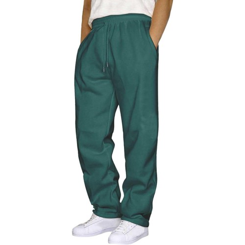 Mens Jogging Fleece Joggers Tracksuit Bottoms Trousers Gym Workout Sweat Pants - Picture 13 of 44