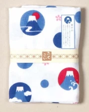 Japanese Cotton Tenugui Tapestry Hand Towel Bento Cloth Mount Fuji