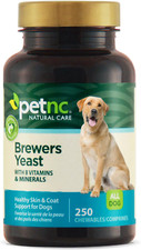 Brewers Yeast Chewables for Dogs, Support a Healthy Skin and Coat, 250 Count