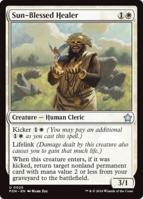 SUN-BLESSED HEALER x4 mtg NM-M Foundations 4 Unc