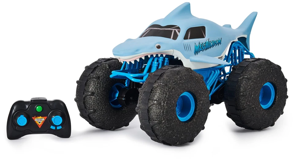 Megalodon Storm RC Truck Amphibienfahrzeug in Hai-Optik für Land und Wasser M... - Bild 2 von 4