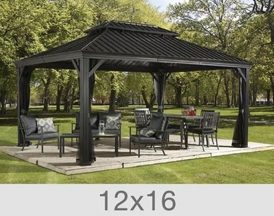 Sojag Messina Steel Roof Sun Shelter 12 