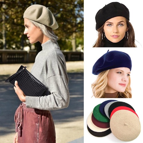 New Womens Girl Warm Hats Wool Fashion 