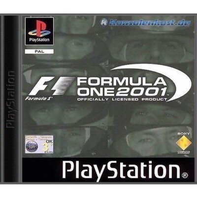 PS1 / Sony Playstation 1 Spiel - F1 2001 mit OVP OVP beschädigt