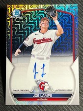 2023 Bowman Chrome MOJO REFRACTOR PROSPECT ROOKIE AUTO Joe Lampe # 4