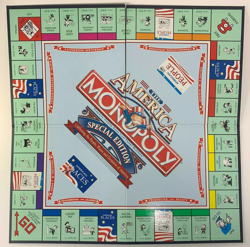 The AMERICA Special Edition 2002 Monopoly Game BRAND NEW SHRINK WRAP INSIDE BOX - Image 4 of 4