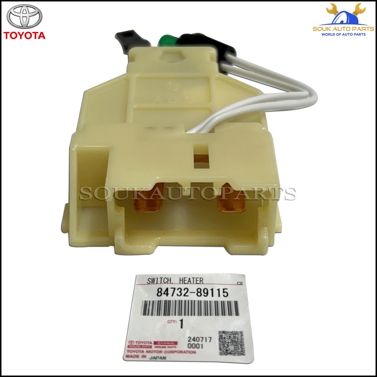 84732-89115 Genuine Toyota SWITCH ASSY, HEATER BLOWER 8473289115