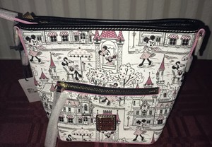 minnie mouse disney parks crossbody bolsa by dooney & bourke