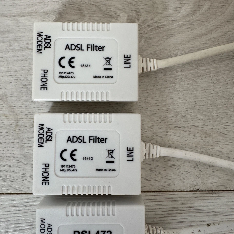 4 x Original ADSL Broadband Microfilter - Image 2 of 4