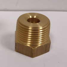 Brass Straight Adapter 1/4" BSPP Female x 1" NPT Male