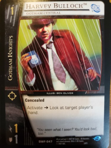 Upper Deck VS System DC Los mejores INDIVIDUALES DE NIVEL SUPERIOR *Elige tu tarjeta* - Imagen 31 de 73
