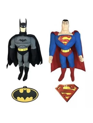 11 DC Batman and Superman 2pcs Set Plush Doll  Kids Toy Original Licensed Gift