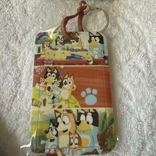 Bluey ID Holder-Paw Print NWT