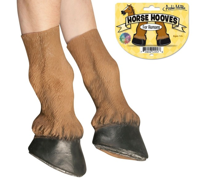Set of 2 Archie McPhee Horse Hooves Costume Gloves! eBay