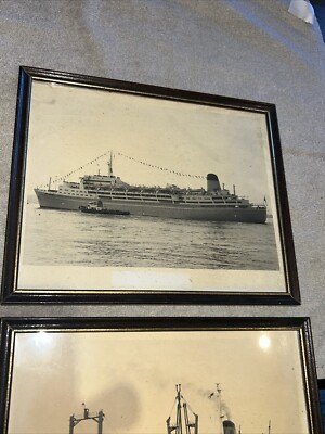 Gerahmte Fotos A Duncan Gravesend Handelsmarine Schiff Maritim Ozean Vintage 