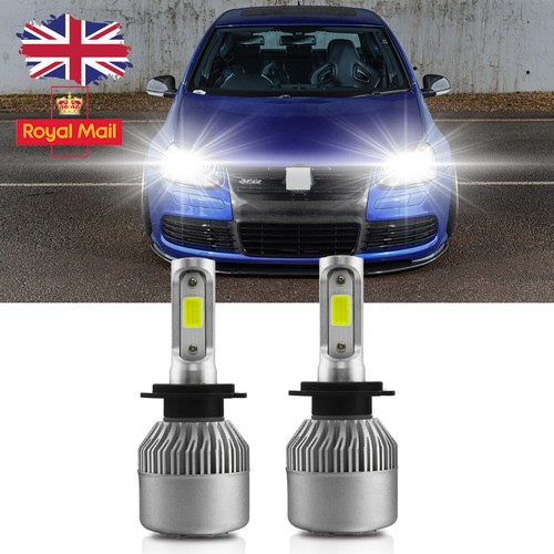 FOR VW GOLF MK5 6 7 H7 Brigh White Xenon DIP Beam LED Headlight Bulbs