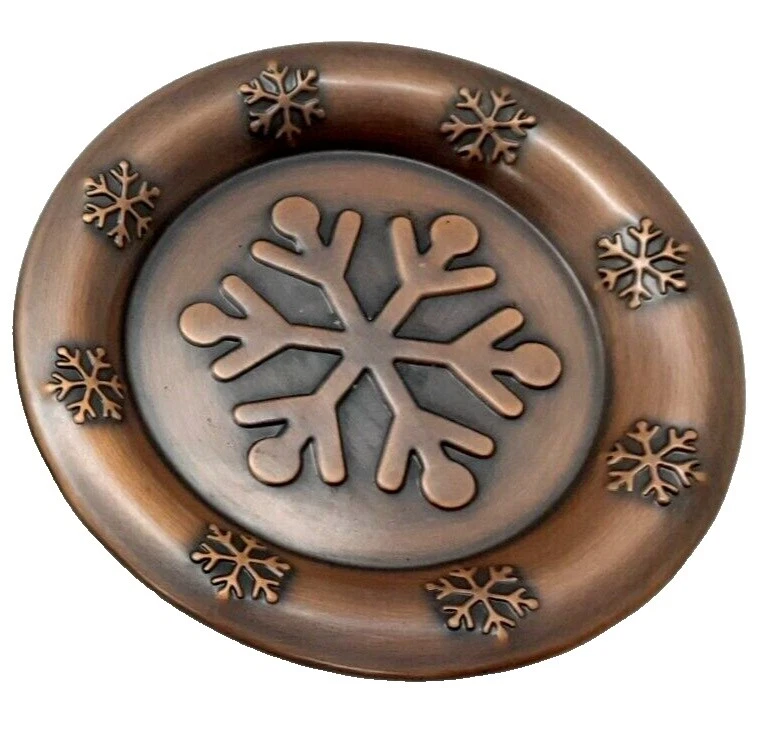 Placas de Vela Metal marrón/bandejas