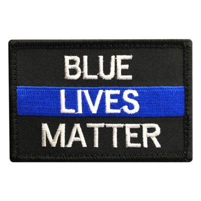 Toppa Con Gancio "Blue Lives Matter" &ndash; Sottile Linea Blu Per Supporto Alle Forze Dell'Ordine