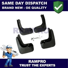Tailored Mud Flaps Set of 4 For Volkswagen Scirocco 2007-2019 Rampro