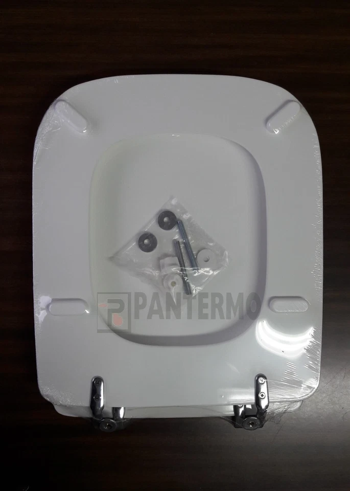 SEDILE WC LEGNO ASSE COPRIWATER CLIO GLOBO BIANCO M3400L2 - Immagine 2 di 4