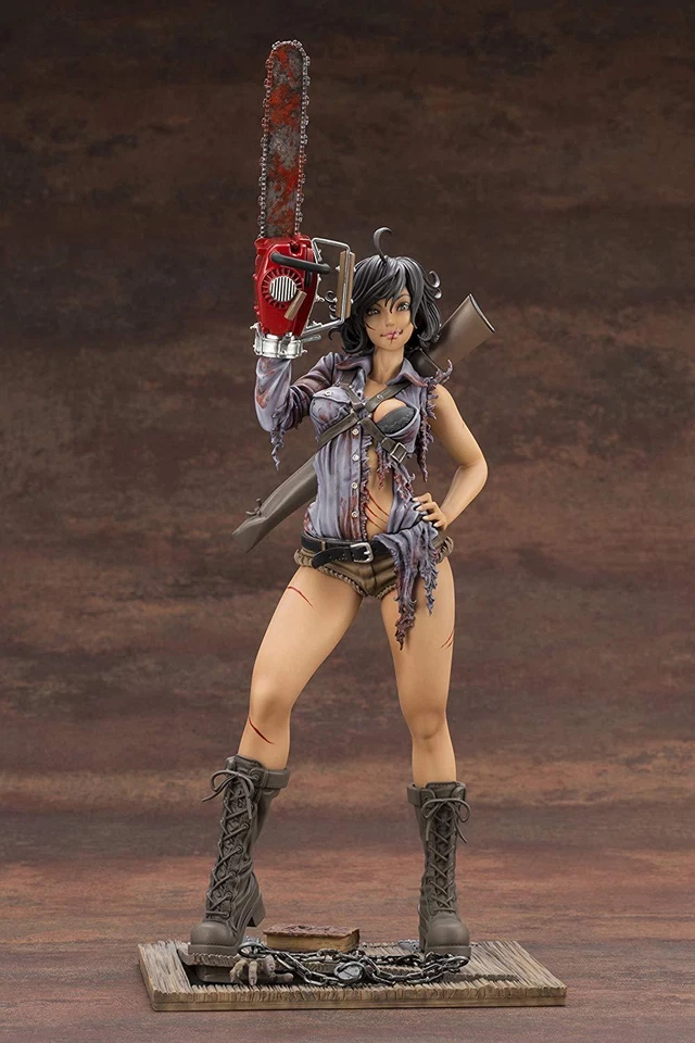Evil Dead 2 ~ ESTATUA ASH WILLIAMS BISHOUJO ~ Kotobukiya Koto Horror Foto 2 de 4