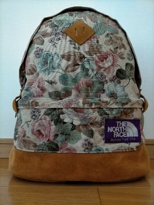 floral north face backpack