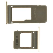 SIM Micro SD Card Tray Set Set of 2 for Samsung Galaxy A5 A520/2017 A7 720 Gold