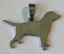 BEAUTIFUL SILVER CUTOUT LABRADOR RETRIEVER DOG NECKLACE  22 DOG LOVERS