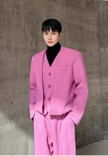 Korean style fashionable spring suit jacket for men tops