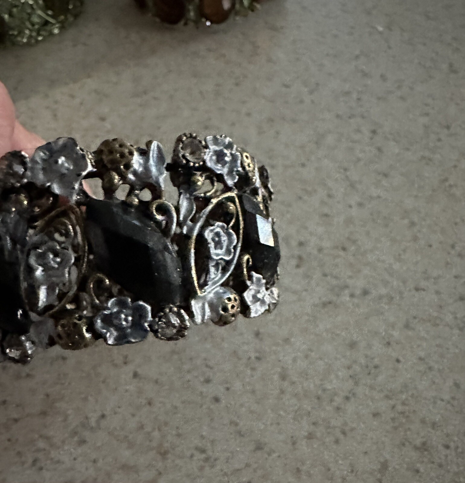 5 Pcs  Gemstone Adjustable Cuff Bangle Bracelets … - image 8