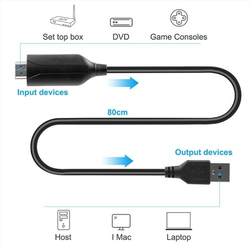 1080P Video Capture Card USB 2.0 to HDTV Video Grabbers Recorder for Camcorder - Afbeelding 2 van 8