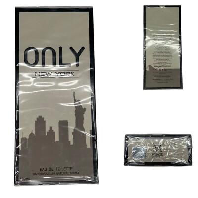 ONLY NEW YORK Unisex Cologne 3.4 Fl. Oz. EDP Spray by Mirage Brands NEW SEALED