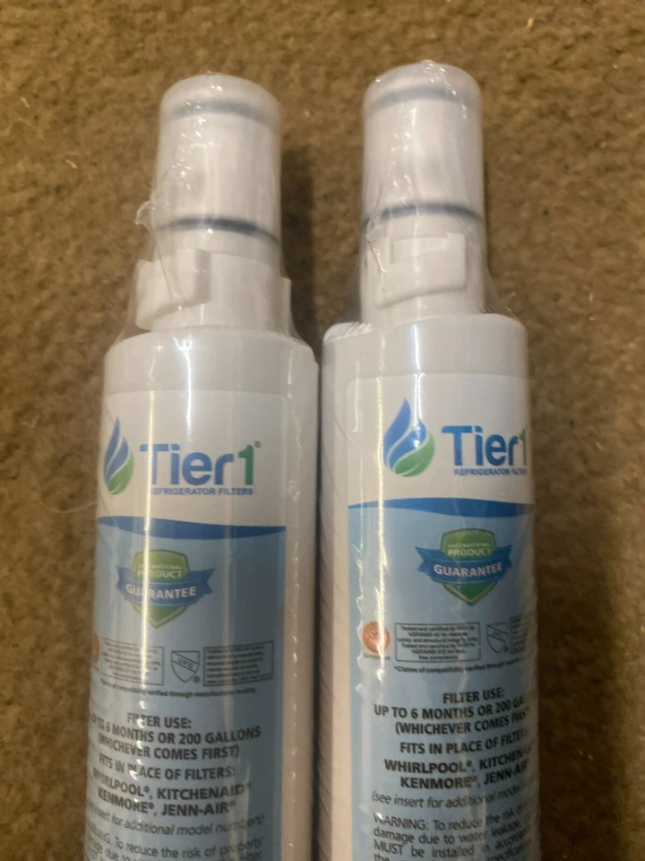 4396701EDR6D1 FILTER 6 WHIRLPOOL TIER 1 REFRIGERATOR WATER FILTER (SET OF2)(NEW) - Image 2 of 3
