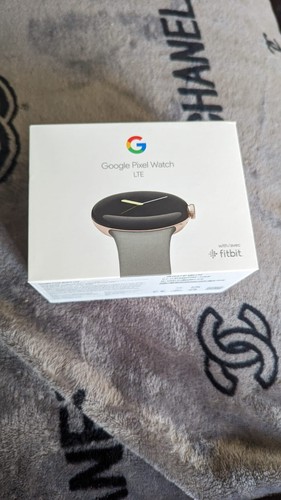 Google Pixel Watch 41mm Champagne Gold Stainless Steel Case with Hazel Active... - Afbeelding 4 van 6